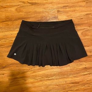 Black Lululemon skirt